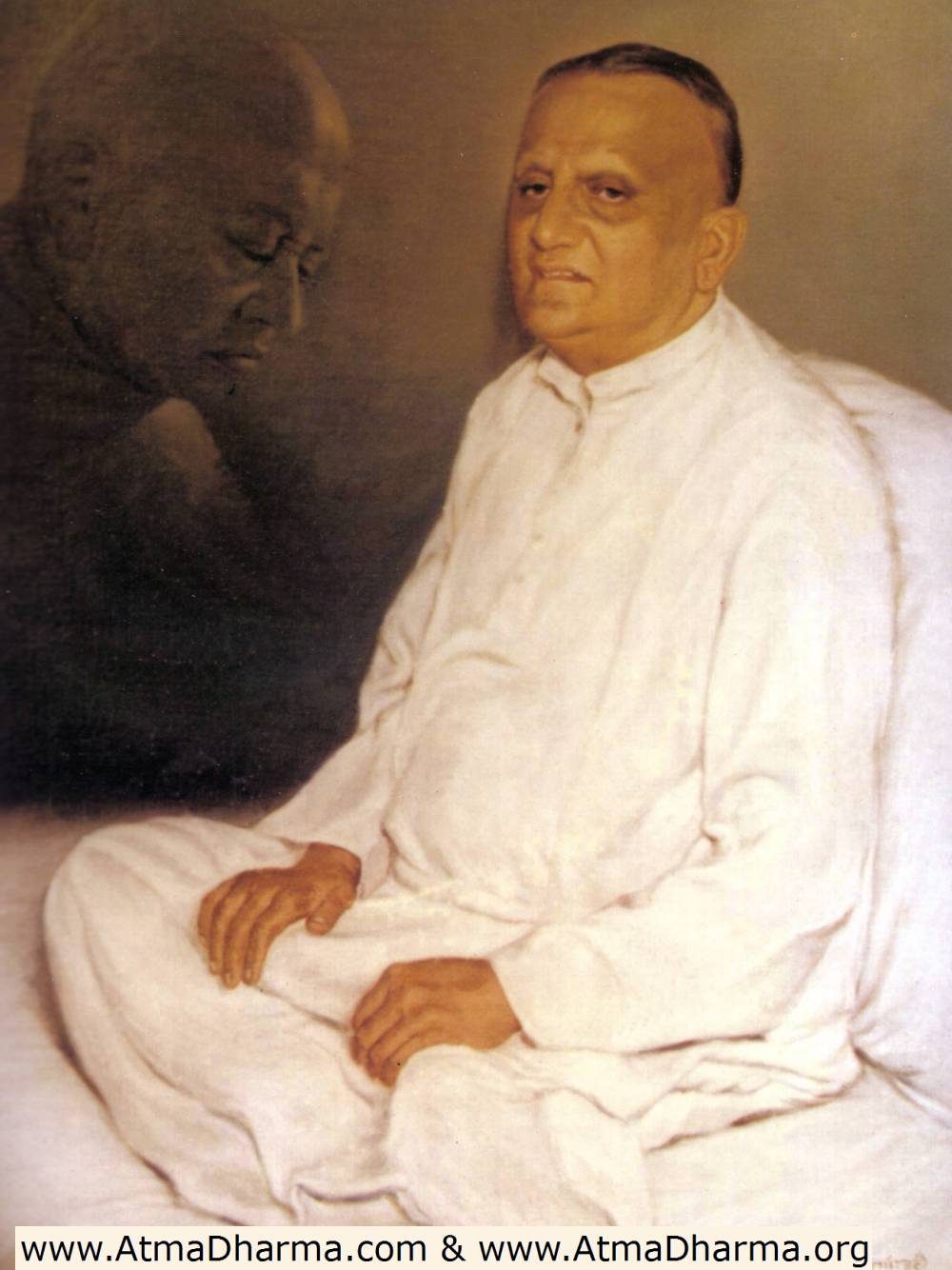 Pujya Nihalchandra Sogani was a student of Gurudev Shree Kanji Swami. He obtained samyakt darshan (self-realisation) after hearing just one lecture by Gurudev Kanji Swami. The words in Gurudev's lecture that enabled Pujya Soganiji to understand the difference between soul and non-soul were 'knowledge and raag (externally focused states) are separate'