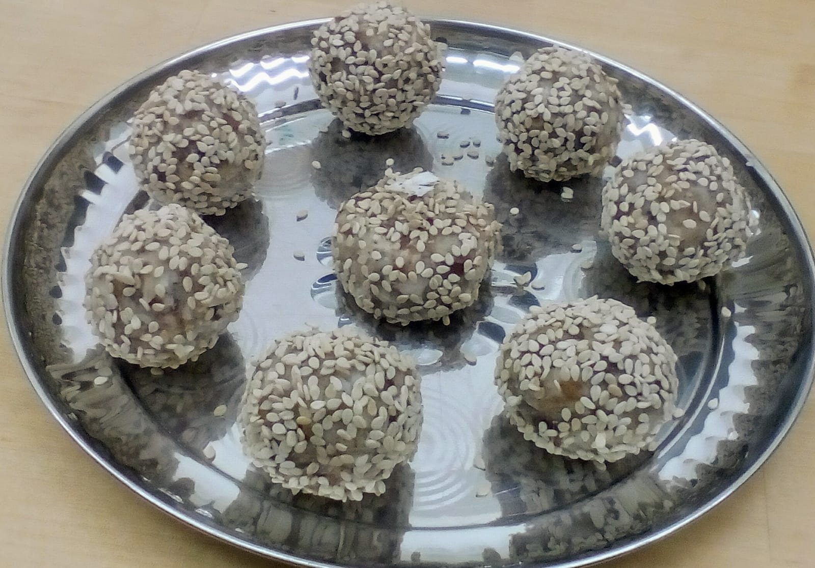 Coconut and Date Balls with Sesame