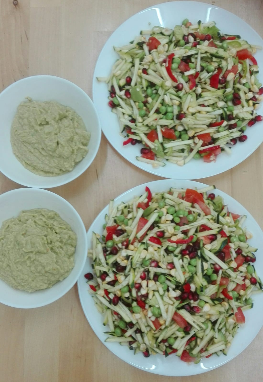 Vegetable Salad with Chutney3